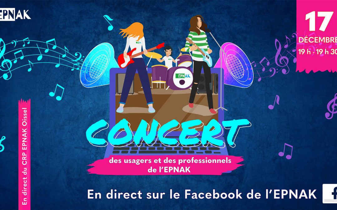 Concert Live sur Facebook en direct du CRP d&rsquo;Oissel !