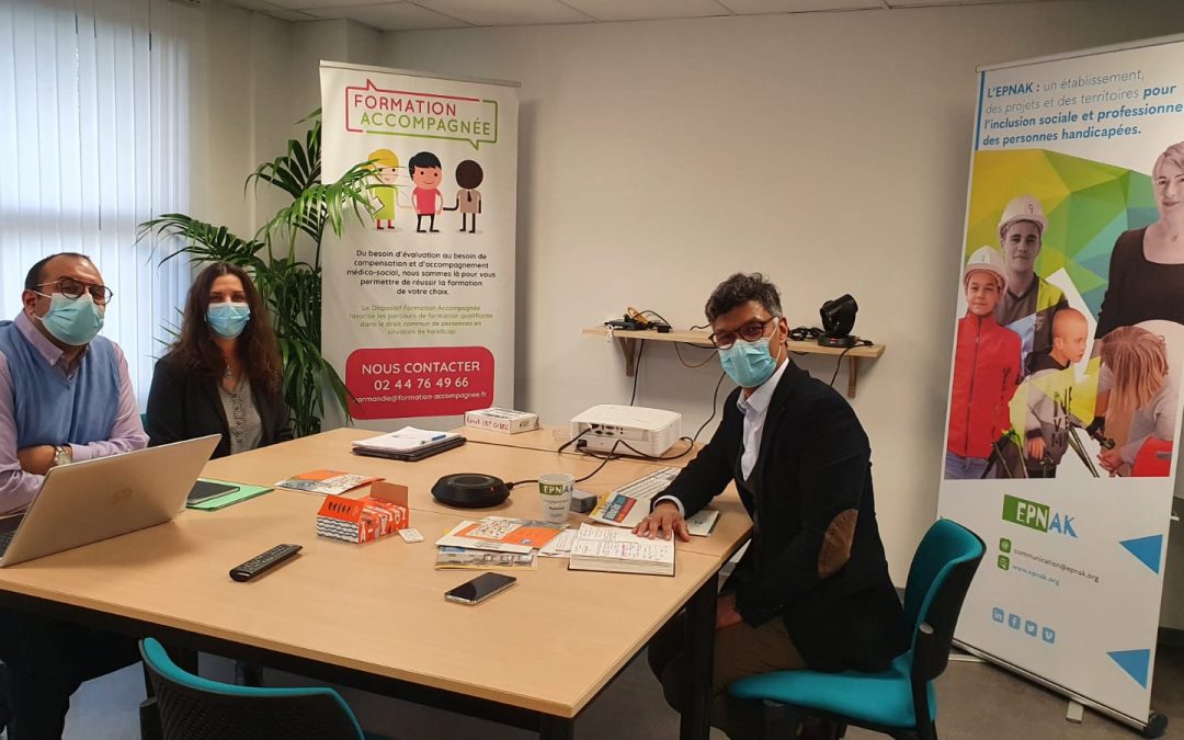 Partenariat : premiers échanges avec Handisup Normandie