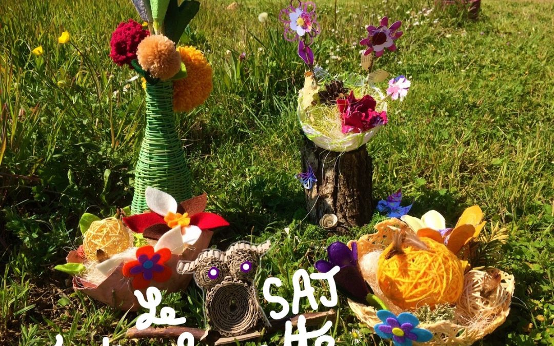 De belles réalisations au SAJ de Monéteau pour célébrer le printemps.