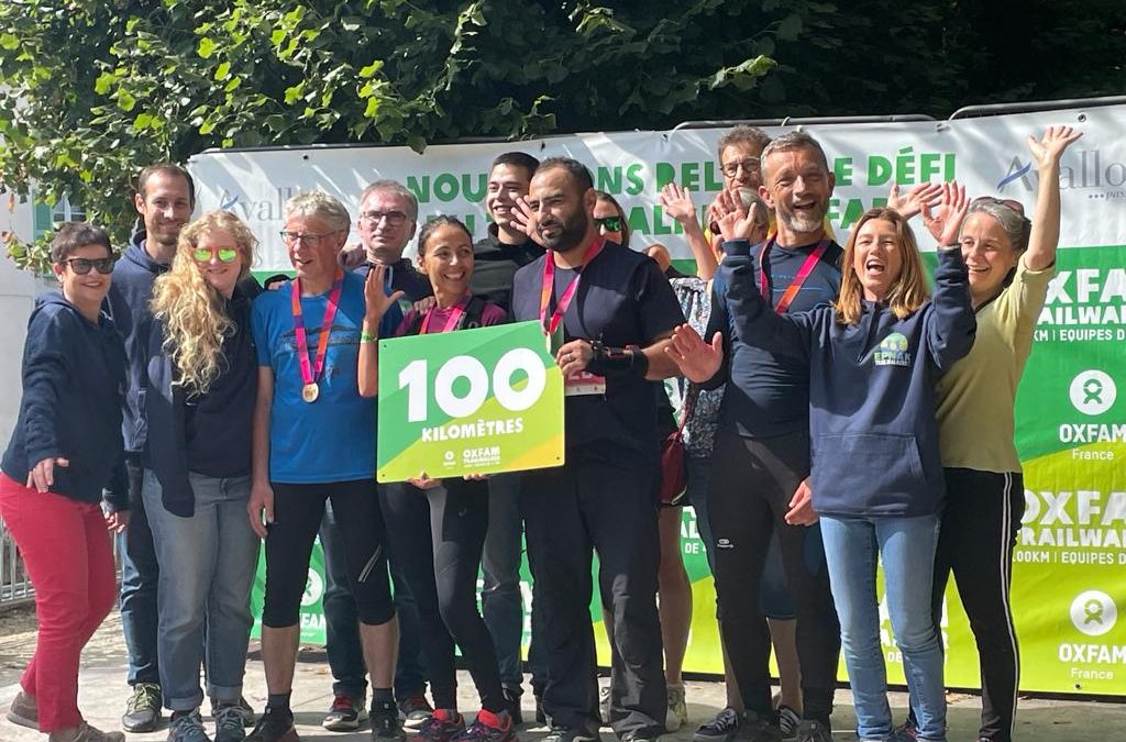 Course solidaire Oxfam : arrivée finale ce midi !