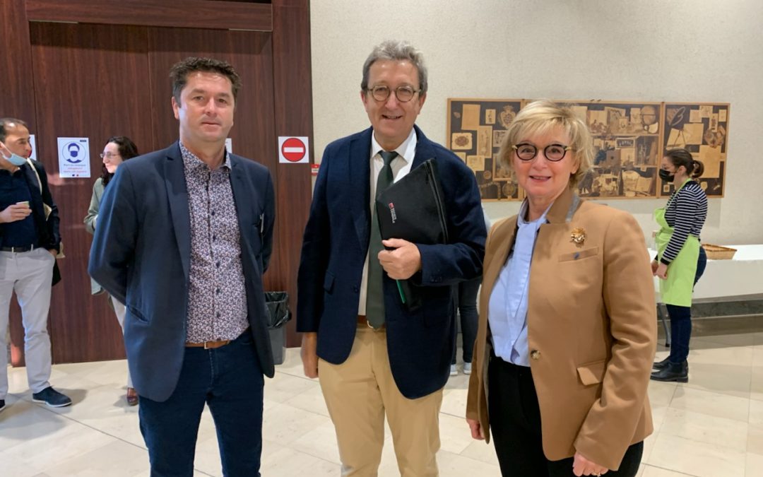 Le Directeur général et la Présidente du CA rencontrent Michel Laforcade