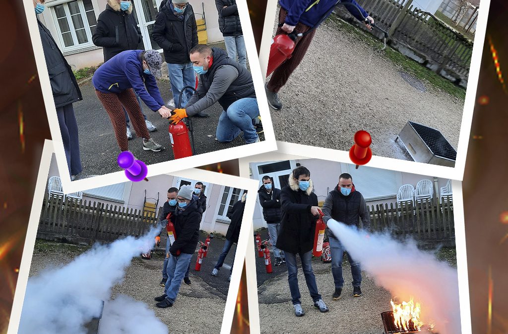 Formation incendie à l&rsquo;EANM Les Courlis