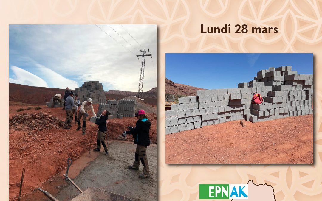 PROJET SOLIDAIRE ET INTERNATIONAL : JOUR 4 PREMIÈRE JOURNÉE DE TRAVAIL