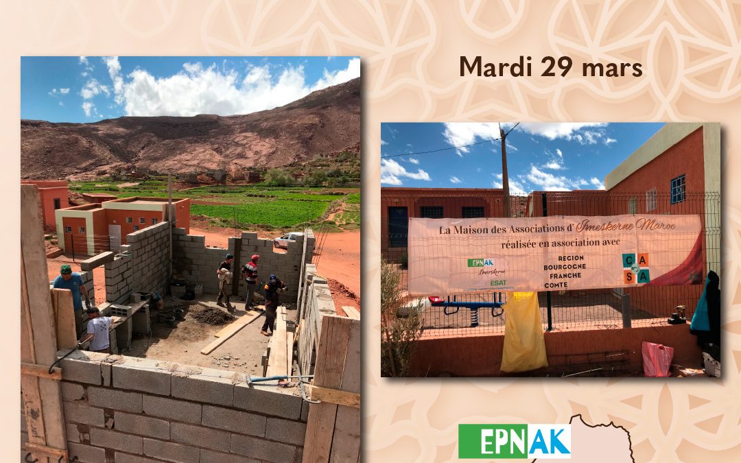 [PROJET SOLIDAIRE ET INTERNATIONAL : JOUR 5, LA MAISON DES ASSOCIATIONS PREND FORME]