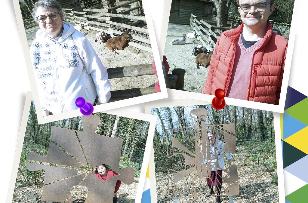 Les résidents de l&rsquo;EANM EPNAK Les Courlis en balade dans le Parc du Moulin à Tan