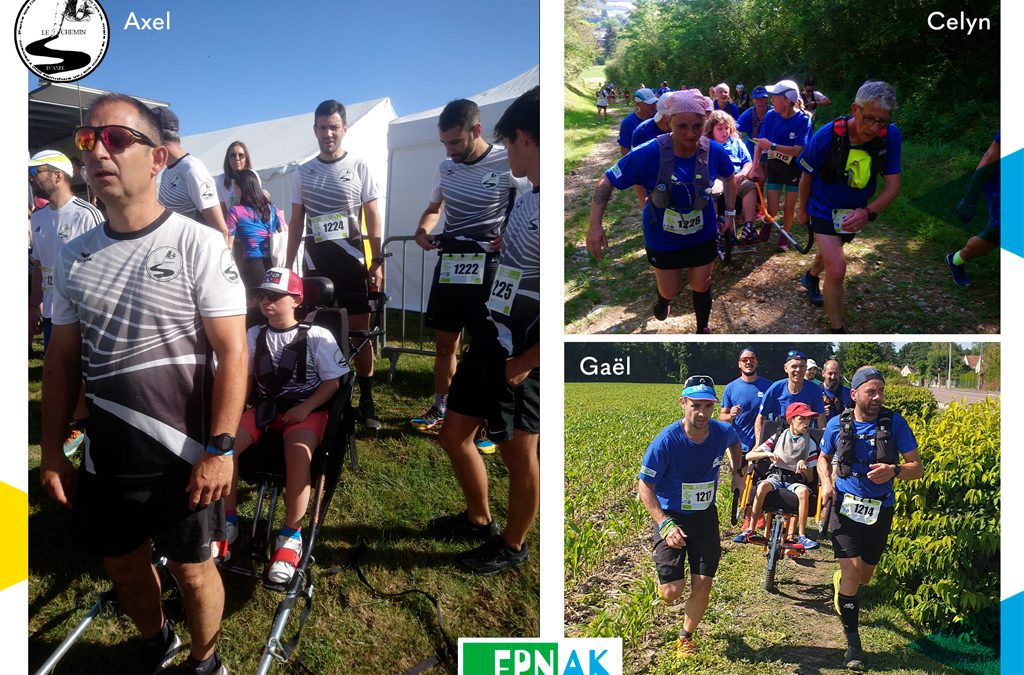 [L&rsquo;EPNAK sur la ligne de départ du Trail du Grand Sénonais]