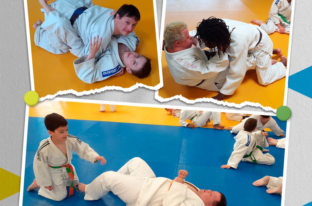 [Les résidents du Pôle Habitat et Inclusion Sociale fêtent la fin de la saison de JUDO]
