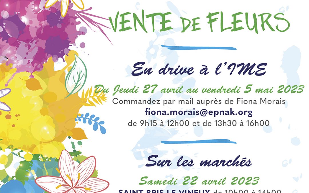 [L’IME DES ISLES FAIT SA VENTE DE FLEURS]