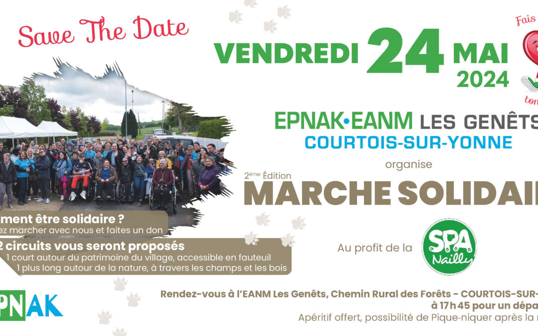 [MARCHE SOLIDAIRE « FAIS MARCHER TON CŒUR » 2ème ÉDITION]