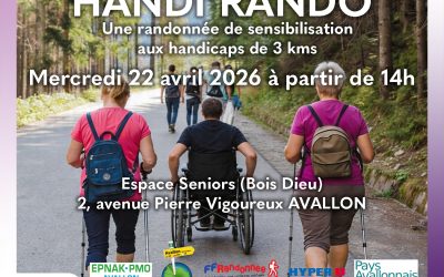 Handi’Rando à Avallon – Mercredi 22 avril 2026